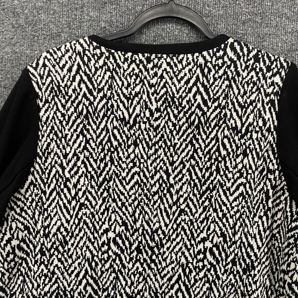 Talbots Blazer Jacket Womens 16WP Black Full Zip Long Sleeve Office Evening - Picture 4 of 10